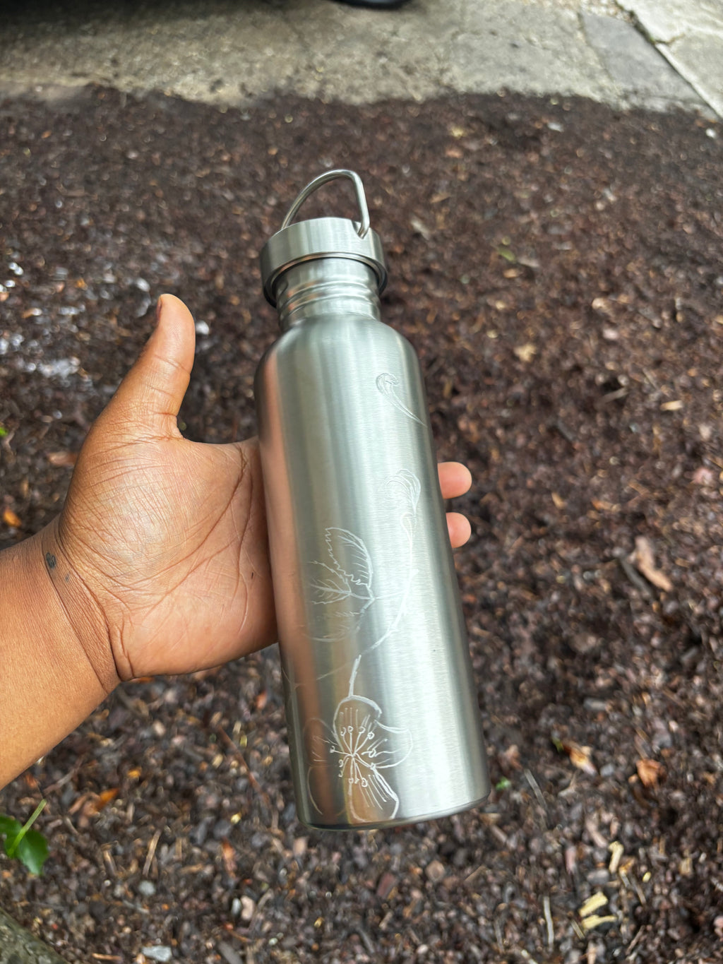 blackberry - stainless steel water bottle